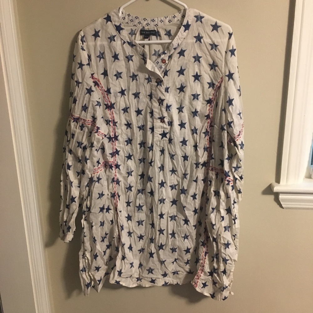 Lane Bryant star print top